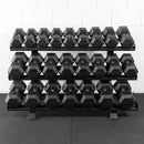 Kit Dumbbell Sextavado Injetado 12,5 a 40kg (12 pares - 630kg) + Suporte