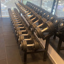 Kit dumbell injetado 12 ao 30KG + Suporte