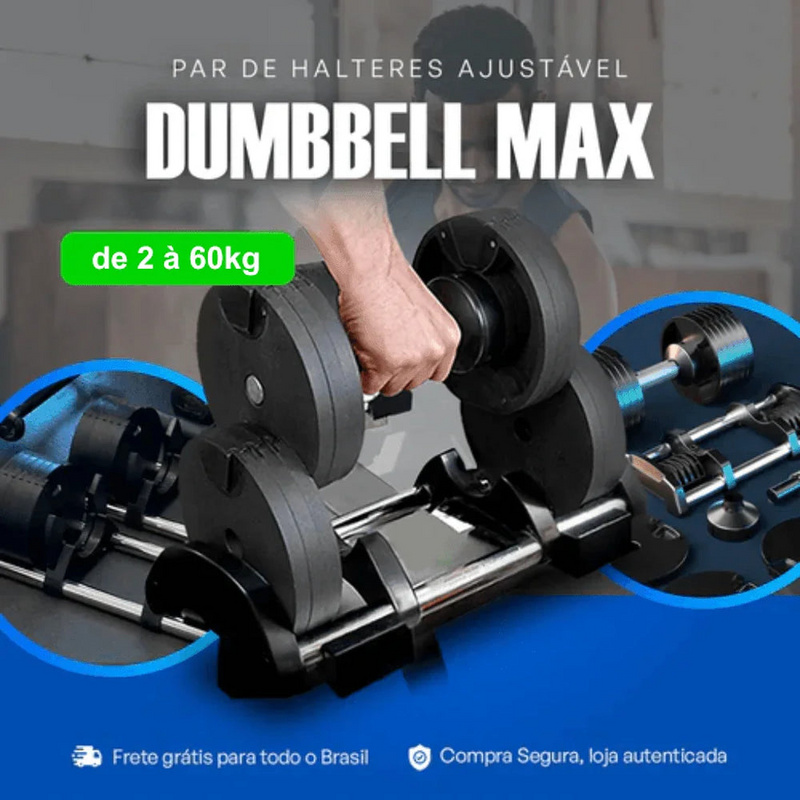 Par de Halteres Ajustável C/ Suporte | Prado Equipamentos®