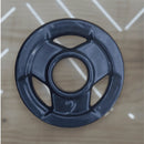 Anilha Olimpica Emborrachada 02Kg