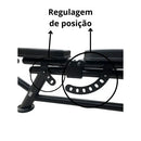 Banco Supino Regulável 2 Em1